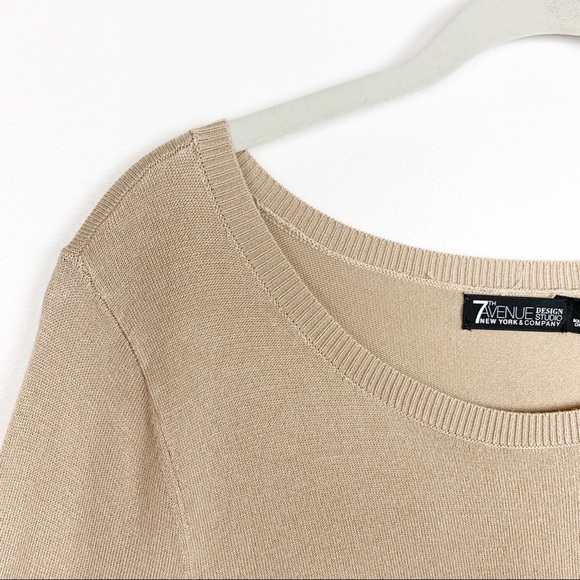 NWT 7th AVE BELL SLEEVE SWEATER - Picture 4 of 6